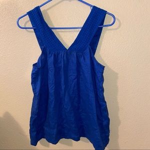 J Crew blue top sz 2